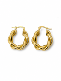 Donia Circular Hoop Earring