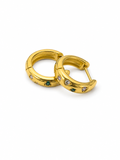 Celeste Gemstone Huggie Earrings