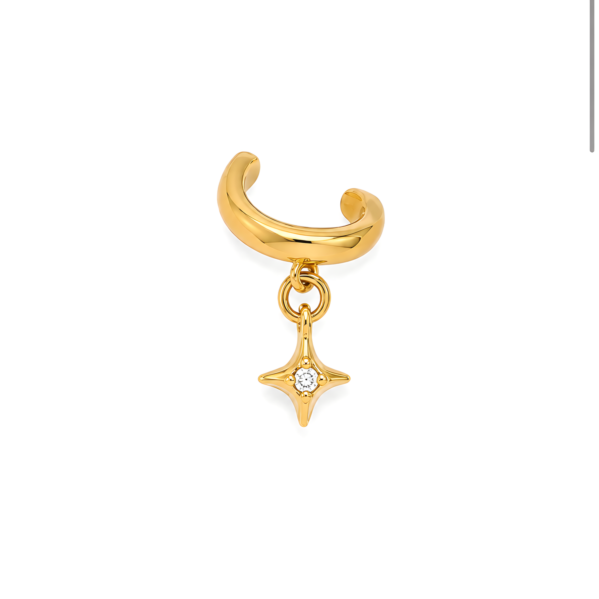 Stella Starburst Charm Ear Cuff