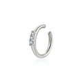 Trio Crystal Slim Ear Cuff