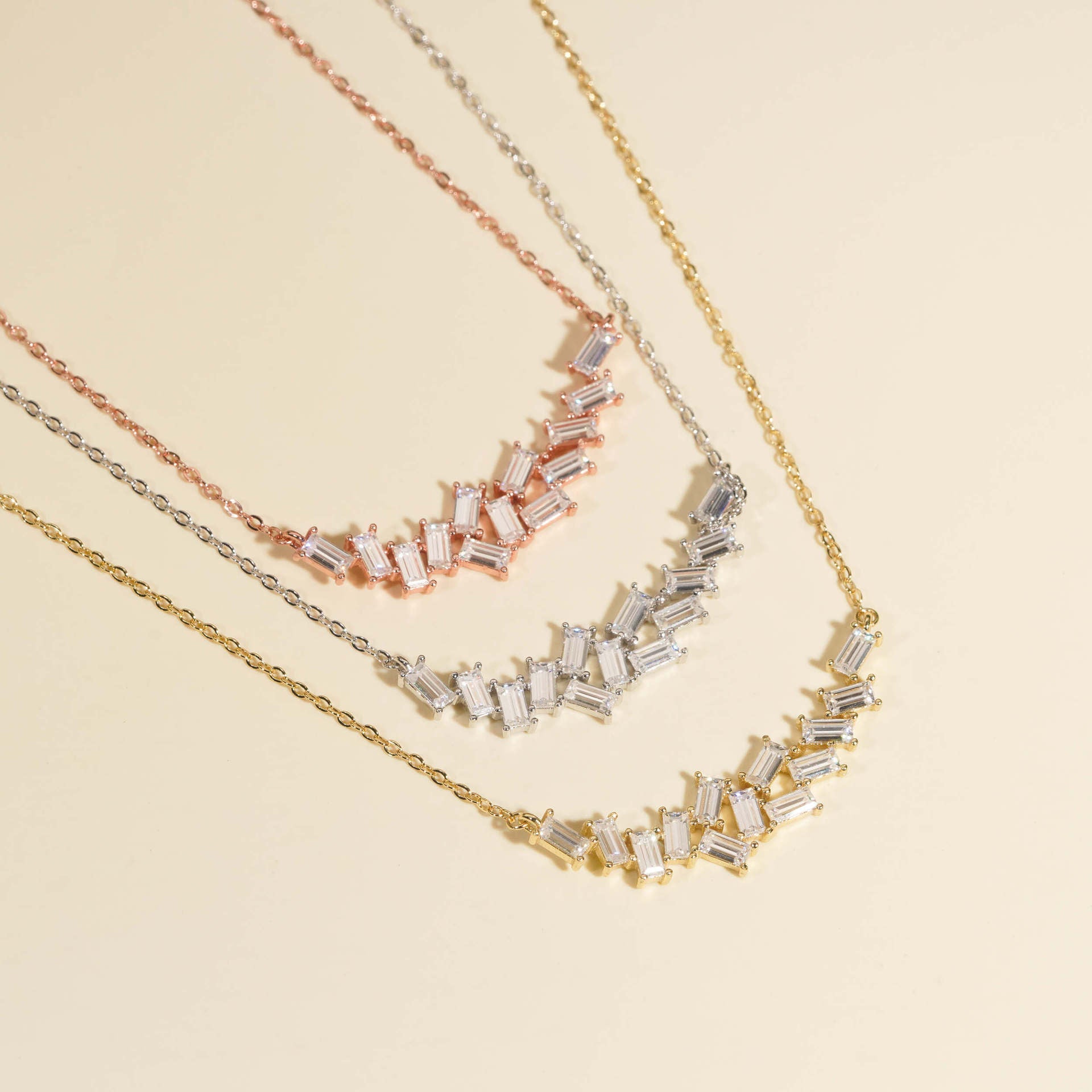 Sterling Silver Moissanite Pendant Necklace