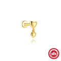 Fashion Silver Thematic Stud Earrings