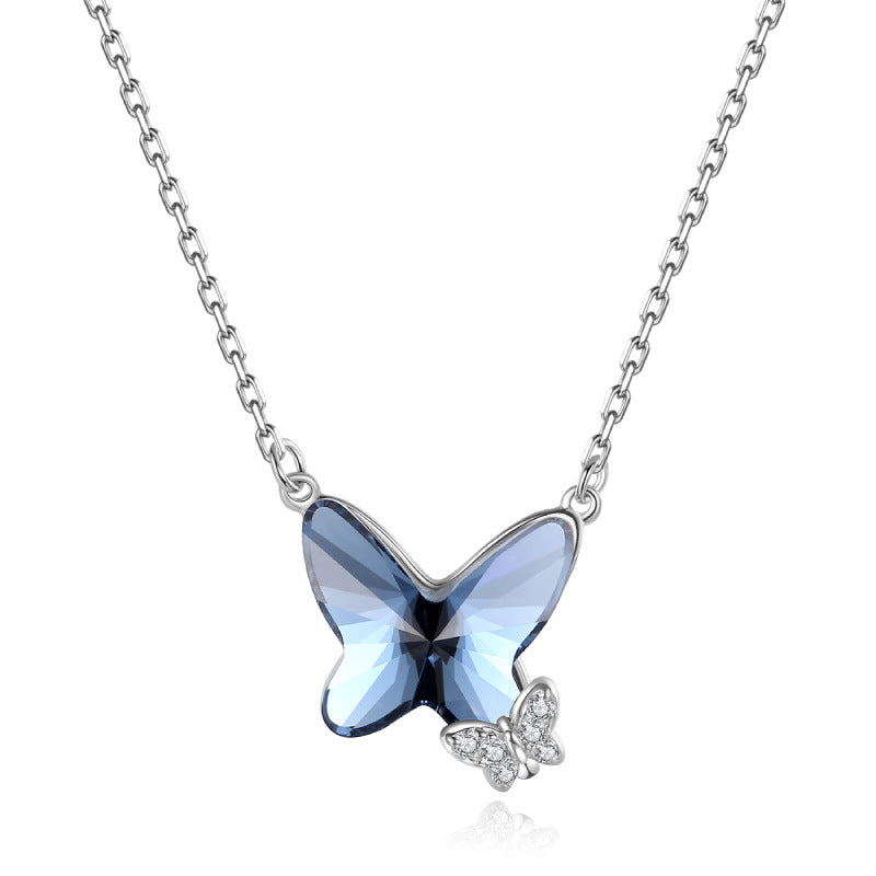 The Monarch Diamond Pendant (Sterling Silver & Waterproof Crystal)