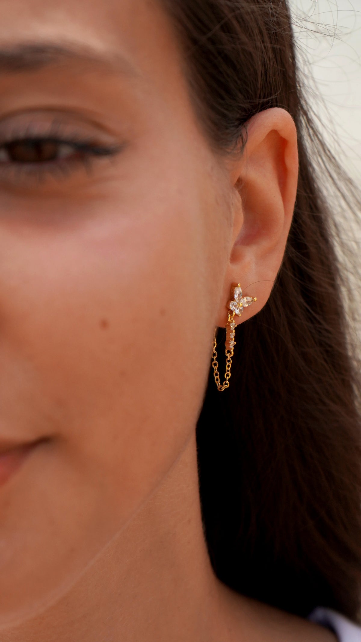 Flower Chain Earrings