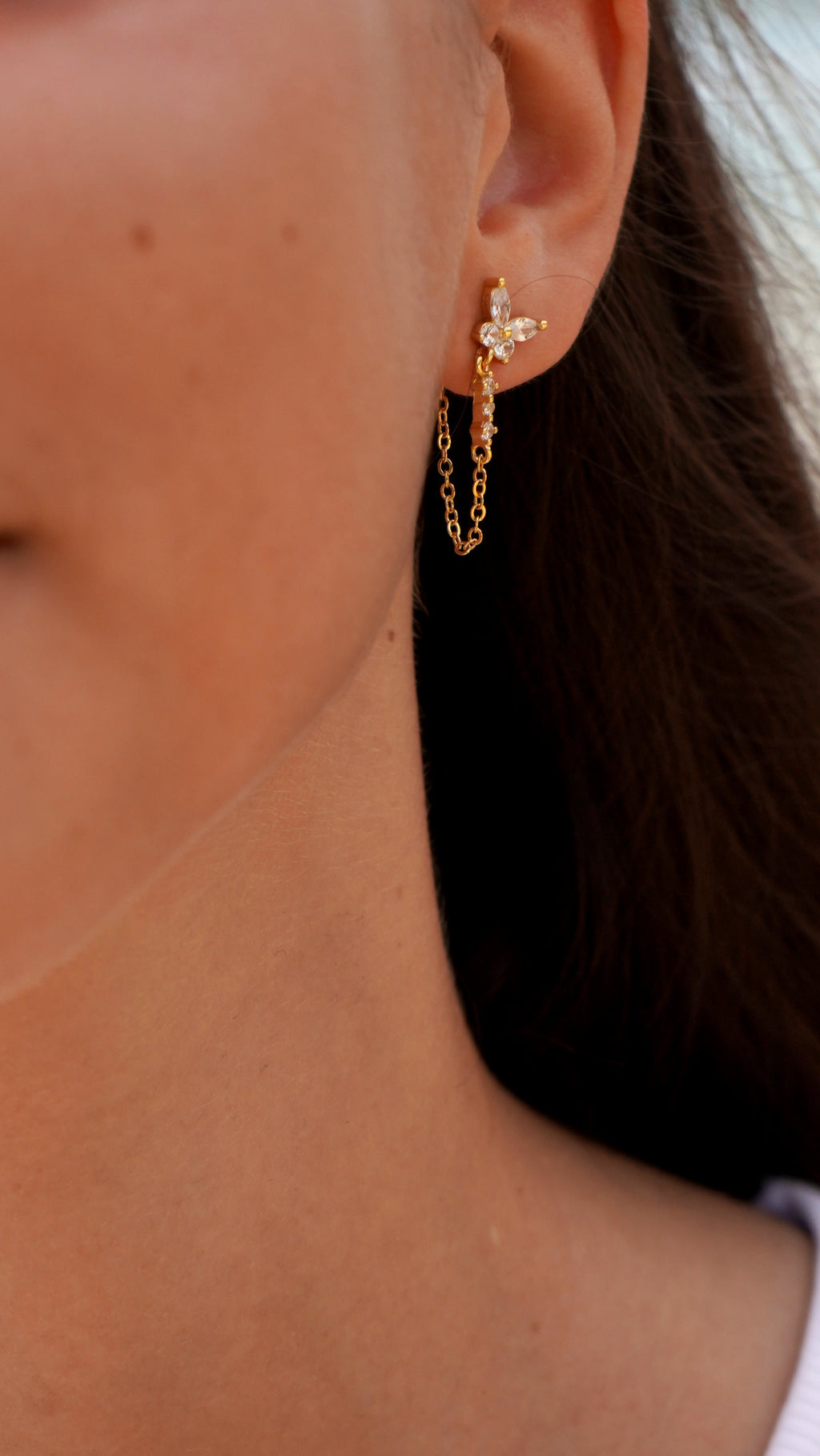 Flower Chain Earrings