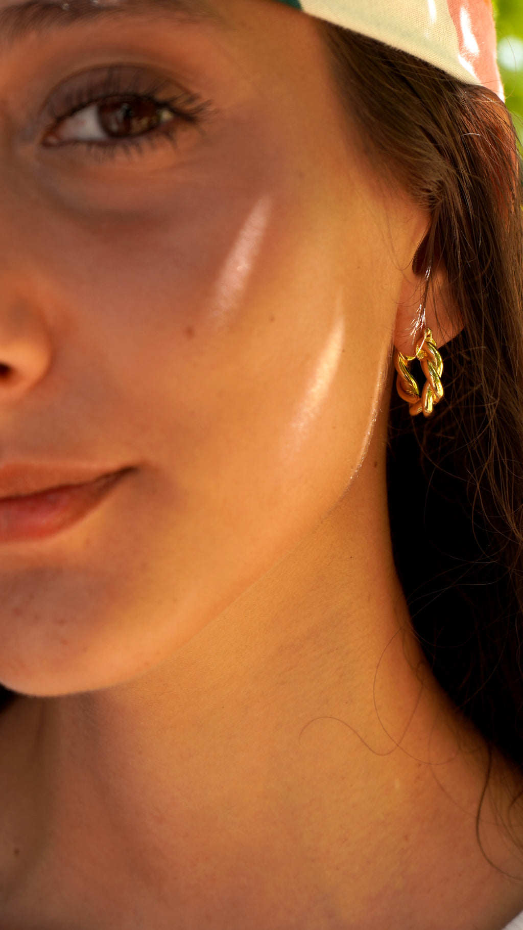 Donia Circular Hoop Earring