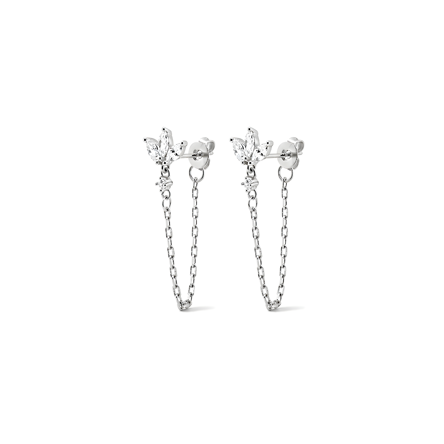 Flower Chain Earrings