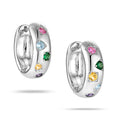 Celeste Gemstone Huggie Earrings
