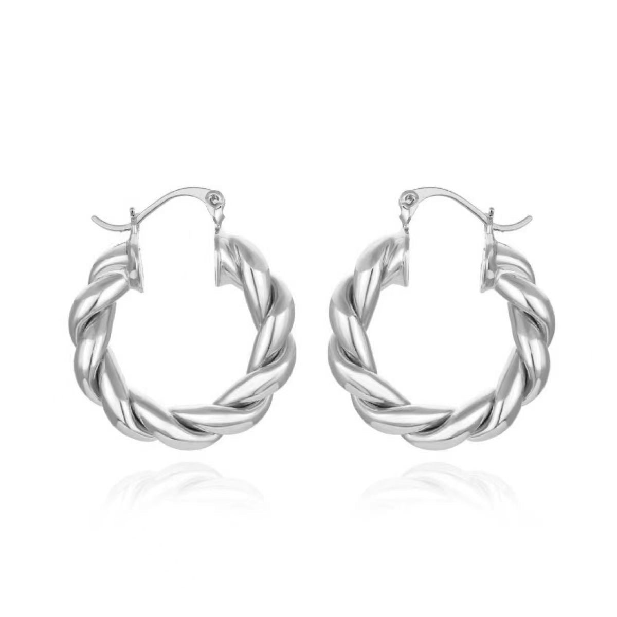 Donia Circular Hoop Earring