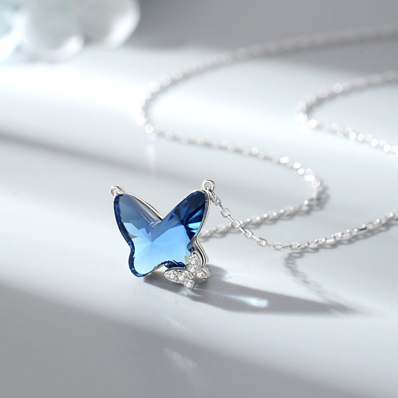 The Monarch Diamond Pendant (Sterling Silver & Waterproof Crystal)
